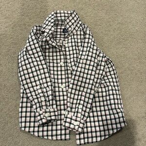 4T The Children’s Place plaid button down shirt. BOYS